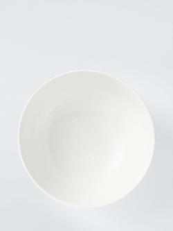 John Lewis Fine China Mixing Bowl, 4.85L, White - view 2, White