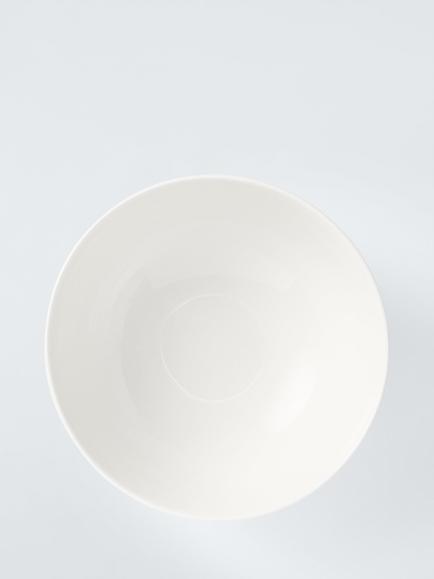 John Lewis Fine China Mixing Bowl, 4.85L, White - view 2, White