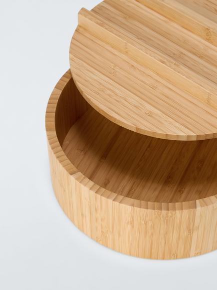 John Lewis Bamboo Hangiri Sushi Rice Mixer - view 2, Natural