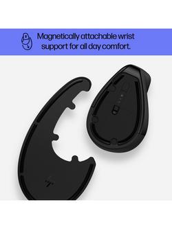 HP 920 Ergonomic Wireless Mouse, Black - view 2, Black