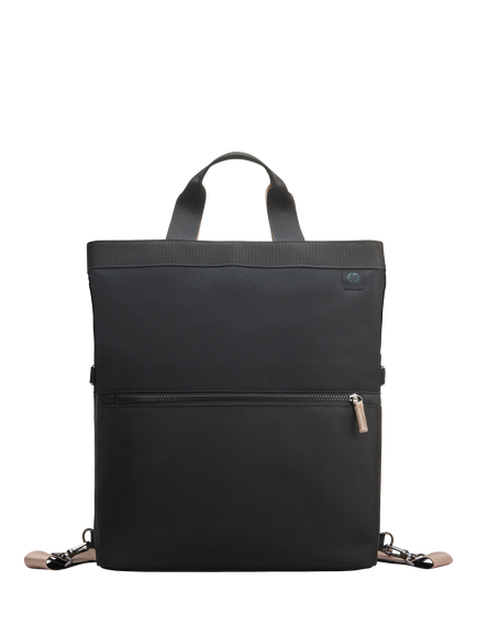 HP Convertible Laptop Backpack Tote Bag for Laptops up to 14”, Black, Black