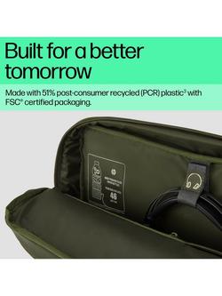 HP Modular Laptop Bag for Laptops up to 15.6”, Green - view 2, Green