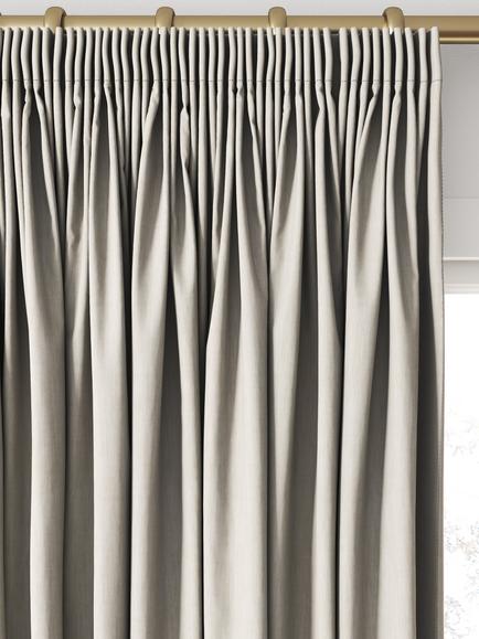 Harlequin Mineral Made to Measure Curtains or Roman Blind, Pristine - view 2, Pristine