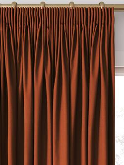 Harlequin Mineral Made to Measure Curtains or Roman Blind, Rust - view 2, Rust