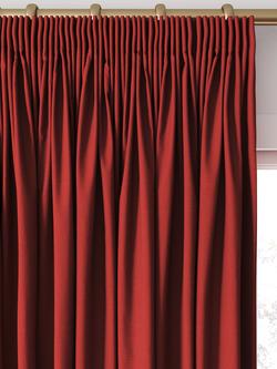 Harlequin Mineral Made to Measure Curtains or Roman Blind, Scarlet - view 2, Scarlet