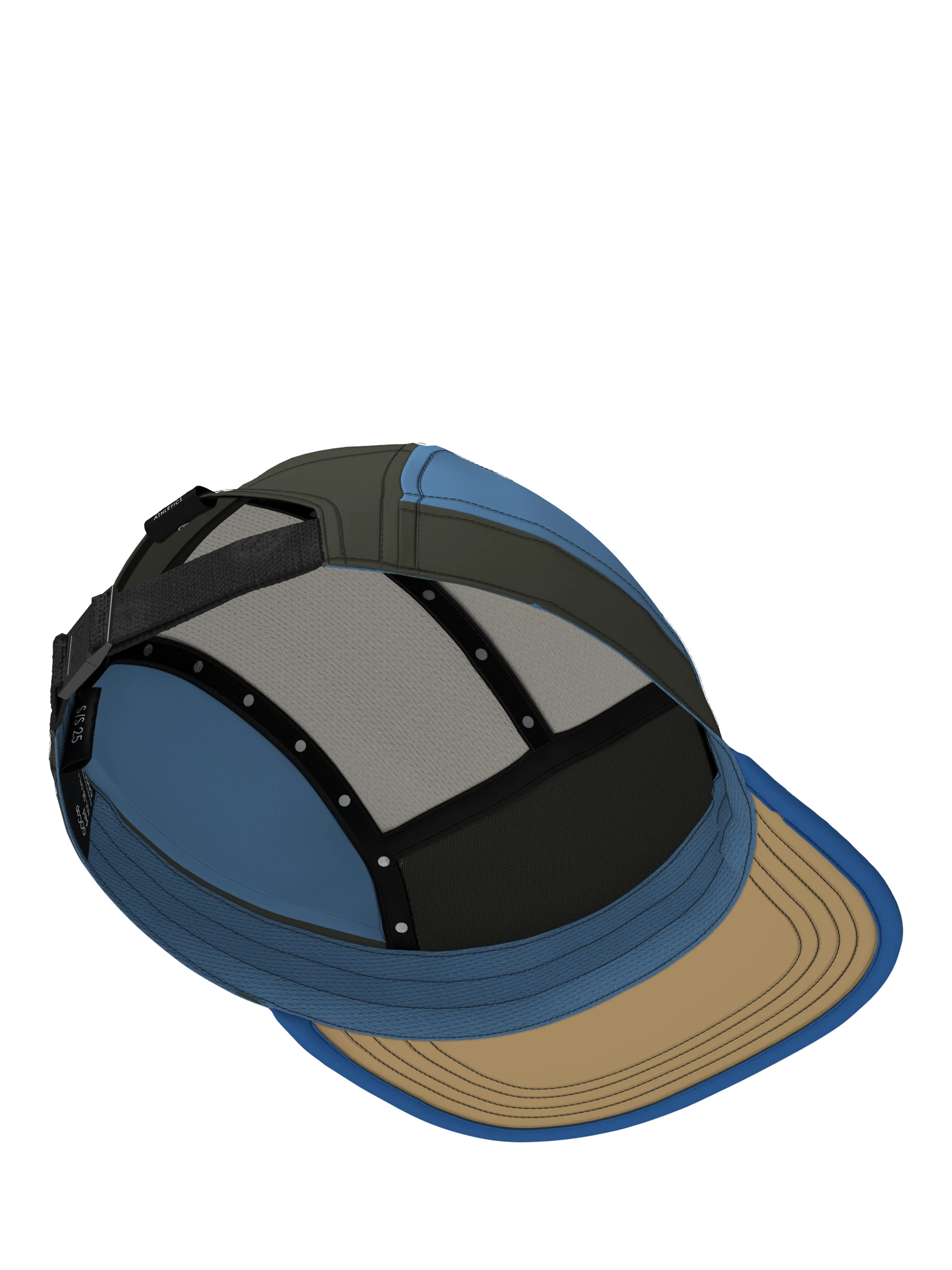 Product image 2 of 2, which shows Ciele Unisex GOCap Field Iconic Bar Cap, Seaweed/Rainy
