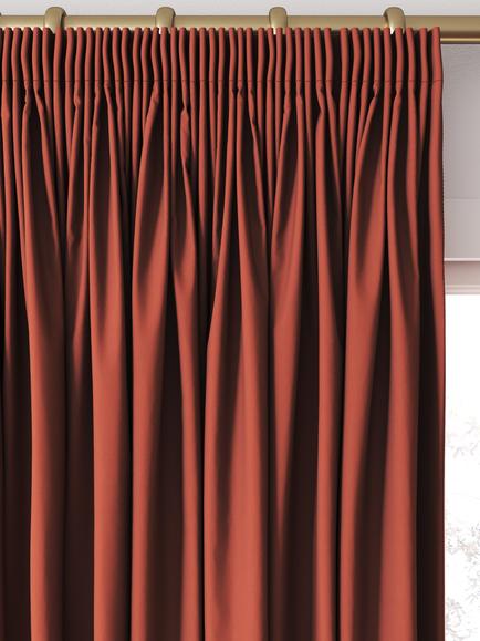 Harlequin Allegra Made to Measure Curtains or Roman Blind, Rust - view 2, Rust
