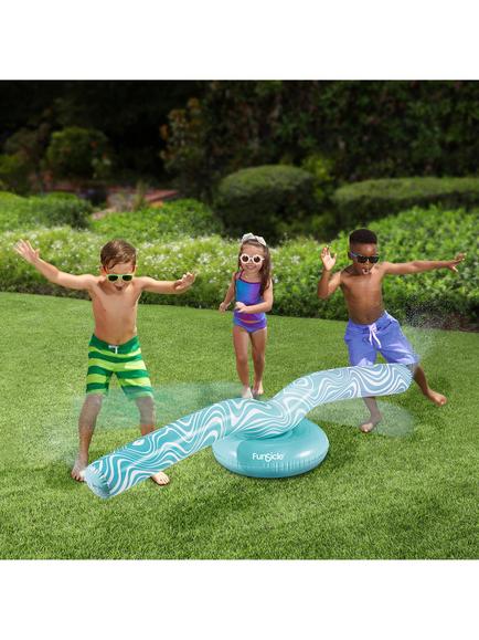 Funsicle Kids' Inflatable Swirly Spins Sprinkler - view 2, Multi