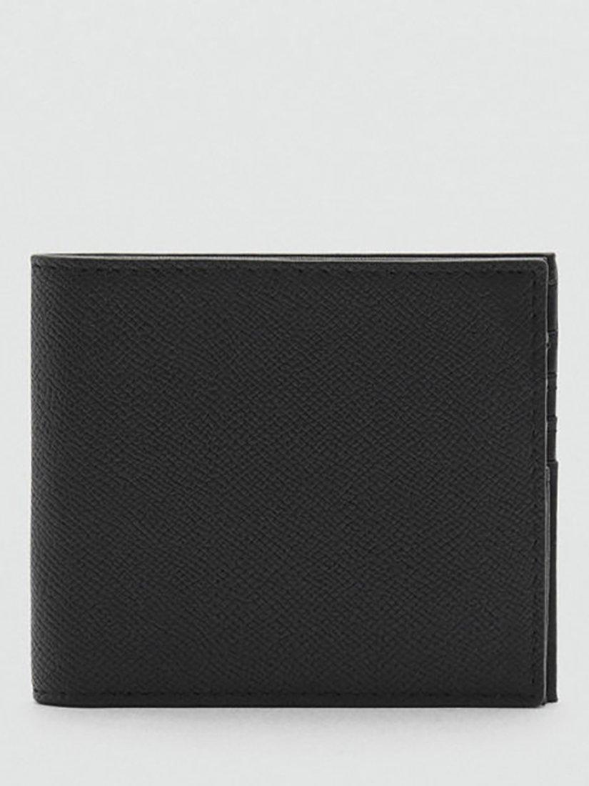 Mango Classic RFID Lined Wallet, Black