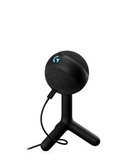 Logitech G Yeti Orb RGB Gaming Mic with Lightsync, Black, Black