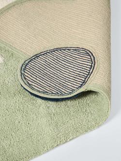 John Lewis Kids' Car Tufted Cotton Rug, 67 x 100cm, Green - view 2, Green