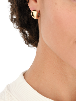 Melissa Odabash Huggie Hoop Earrings, Gold - view 2, Gold