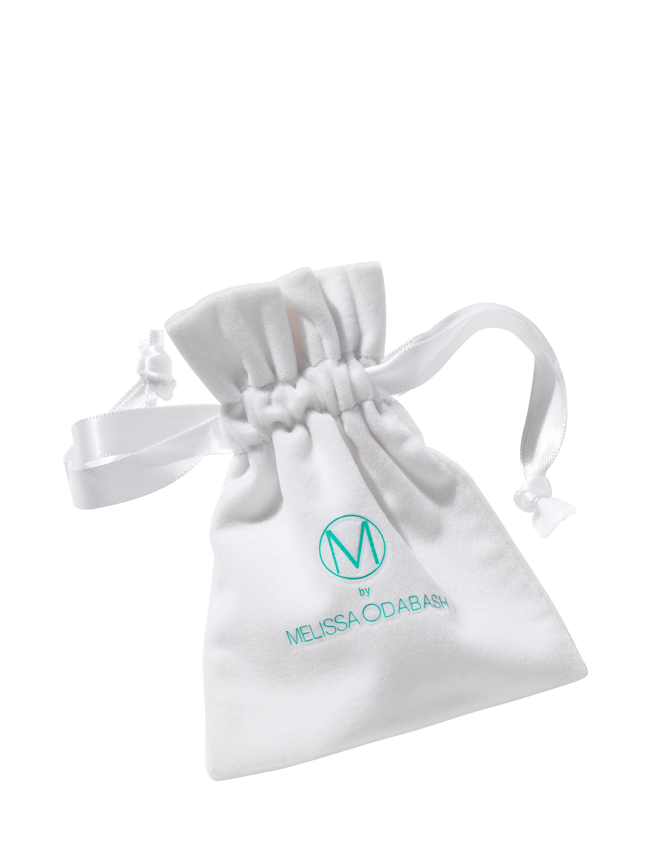 Product image 2 of 2, which shows Melissa Odabash Tri-Colour Hoop Earrings, Gold