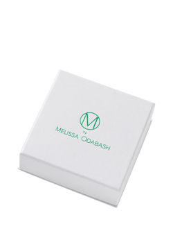 Melissa Odabash Malachite Crystal Evil Eye Collar Necklace, Gold/Green - view 2, Gold/Green