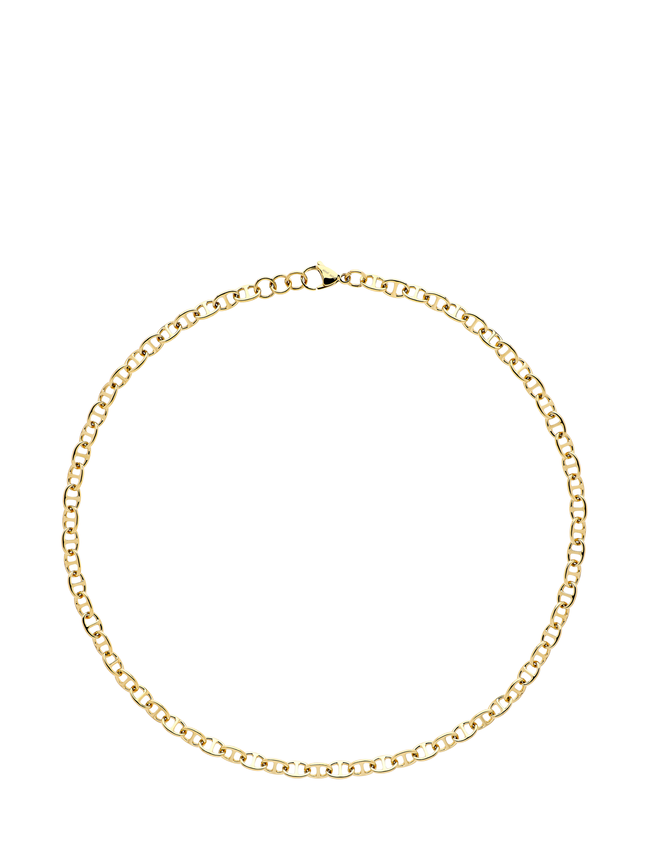 Product image 1 of 2, which shows Melissa Odabash Open Chain Link Necklace, Gold