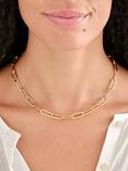 Melissa Odabash Open Link Chain Necklace, Gold