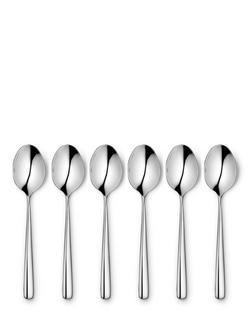 John Lewis ANYDAY Dine Stainless Steel Teaspoons, Set of 6 - view 2, Silver