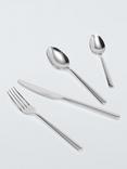 John Lewis ANYDAY Orbit Stainless Steel Cutlery Set, 12 Piece/4 Place Settings