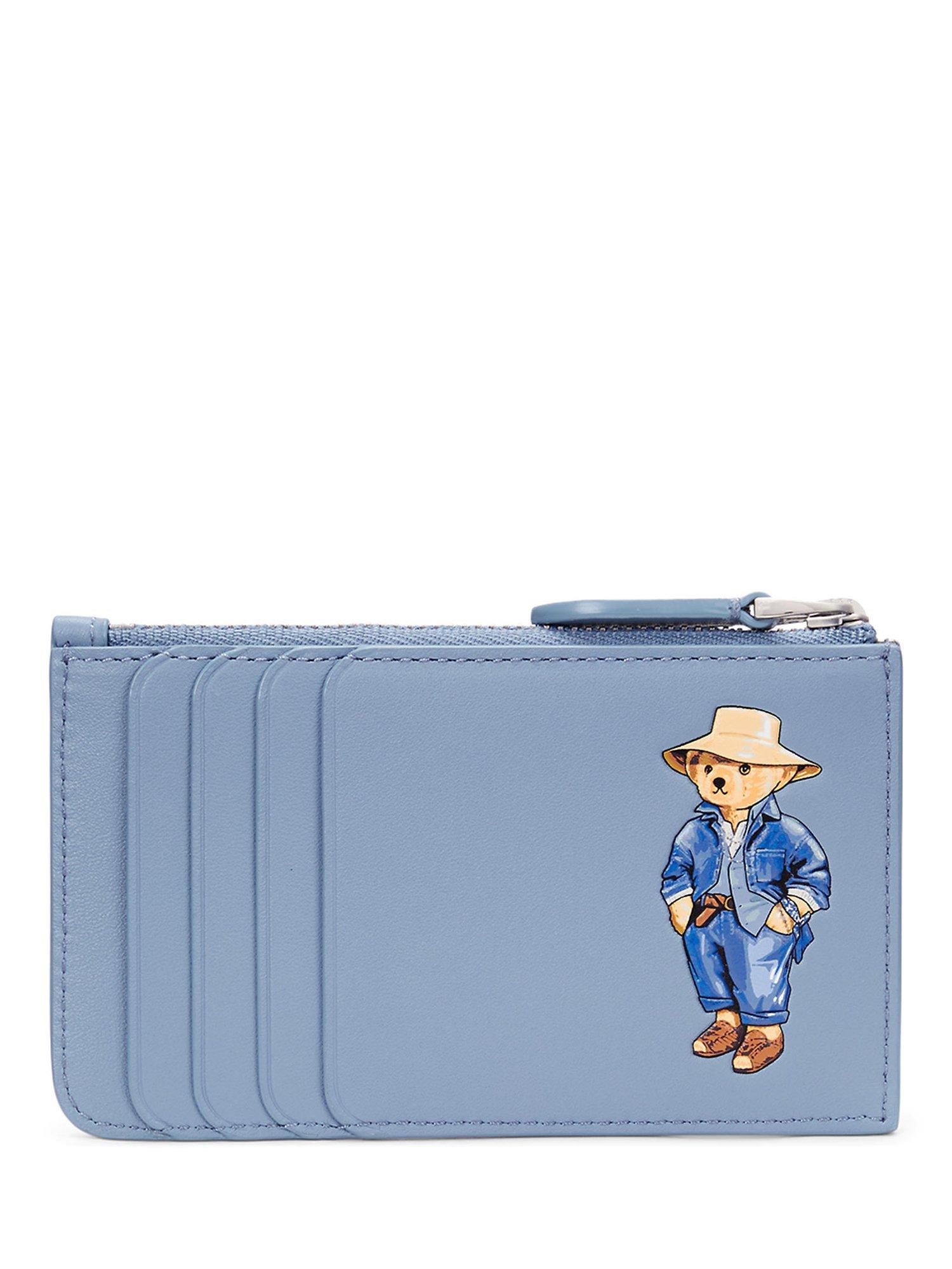 Polo bear leather card case hotsell