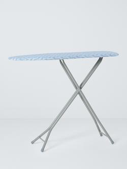 John Lewis Compact Ironing Board, Blue, L109 x W33cm, 