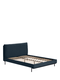MADE Harlow Bed Frame, King Size, Navy