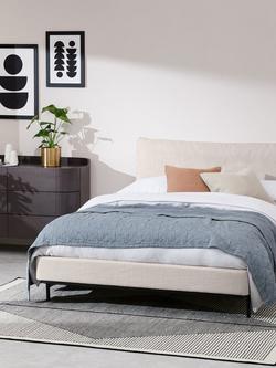 MADE Harlow Bed Frame, Super King Size - view 2, Oat