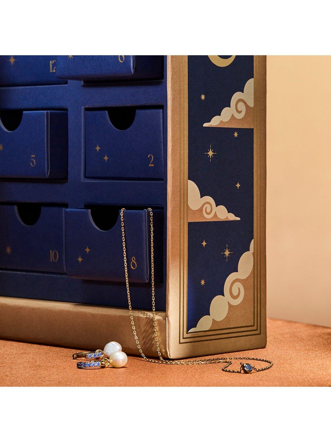 Astrid & Miyu 12 Day Advent Jewellery Calendar, Gold