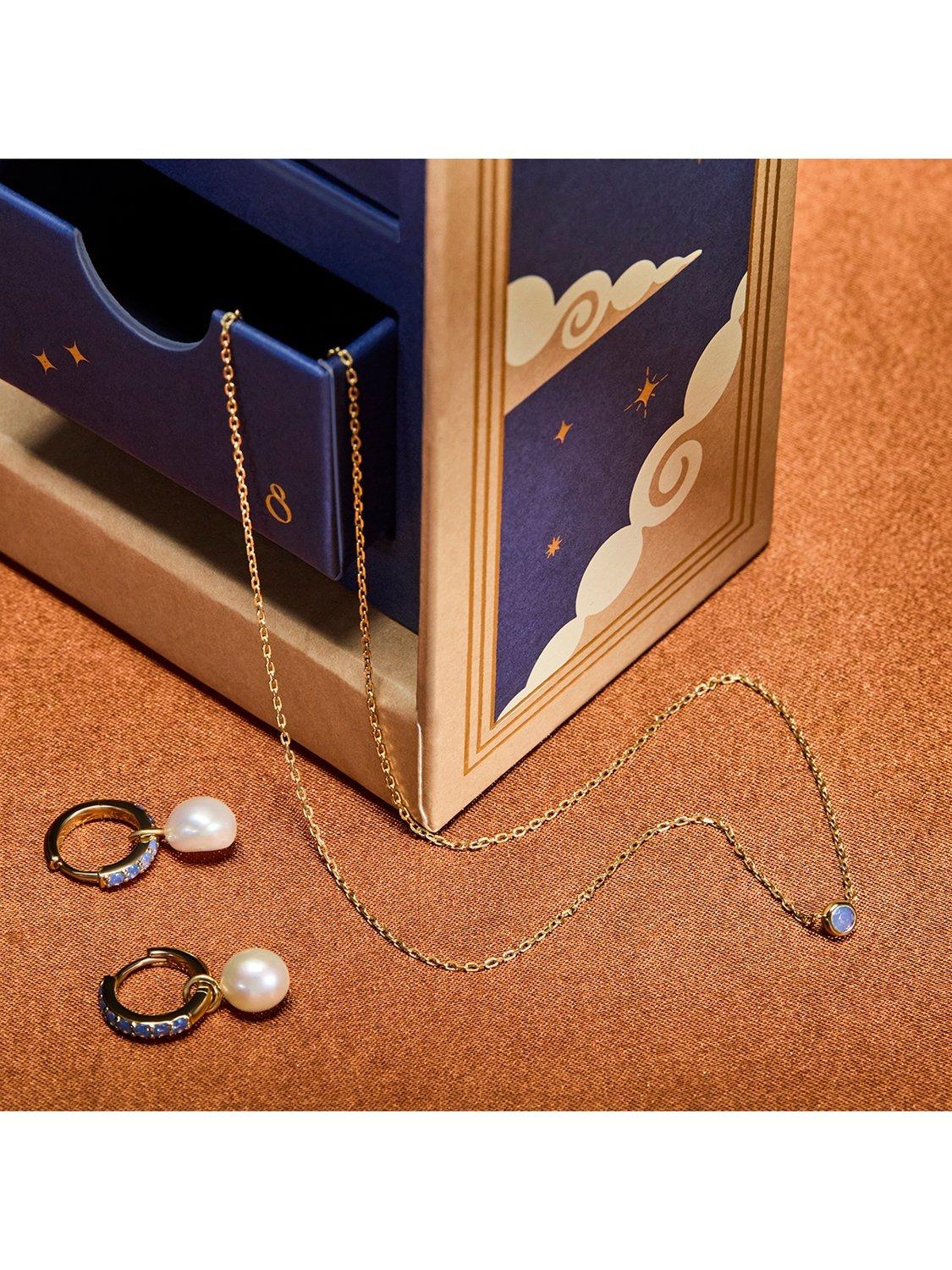 Astrid & Miyu 12 Day Advent Jewellery Calendar, Gold