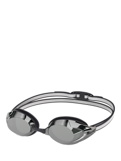 Speedo Vanquisher Swimming Goggles, Black/Smoke/Mirror, Black/Smoke/Mirror