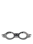 Speedo Vanquisher Swimming Goggles, Black/Smoke/Mirror