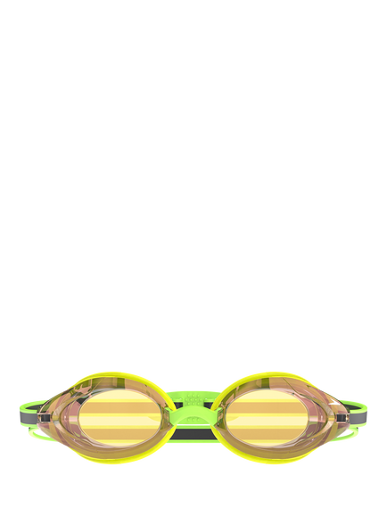 Speedo Vanquisher 3.0 Swimming Goggles, Yellow/Grey/Mirror - view 2, Yellow/Grey/Mirror