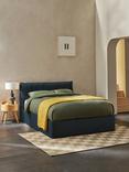 MADE Harlow Ottoman Storage Bed, Super King Size, Navy