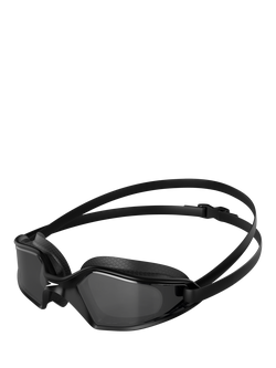 Speedo Hydropulse Swimming Goggles, Black/Charcoal/Smoke, Black/Charcoal/Smoke