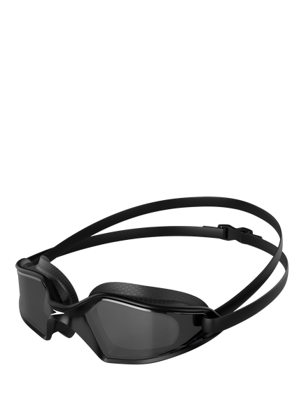 Speedo Hydropulse Swimming Goggles, Black/Charcoal/Smoke, Black/Charcoal/Smoke