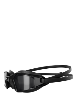 Speedo Hydropulse Swimming Goggles, Black/Charcoal/Smoke - view 2, Black/Charcoal/Smoke