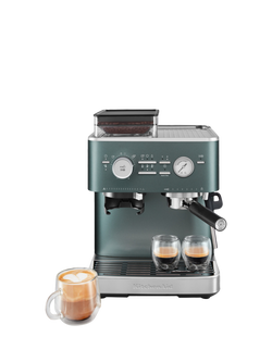 KitchenAid 5KES6551B Semi Automatic Espresso Machine with Burr Grinder, Juniper