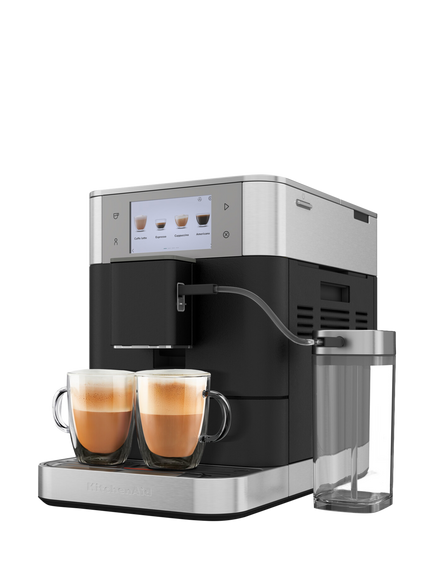 KitchenAid Fully Automatic Espresso Machine KF8 - view 2, Cast Iron Black