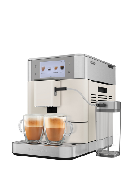 KitchenAid Fully Automatic Espresso Machine KF8 - view 2, Porcelain White