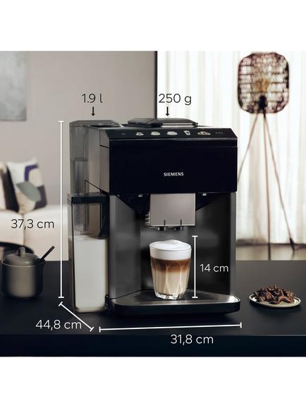Siemens TQ515GB9 Coffee Machine, Black - view 2, Black