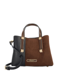 Dune London Dinkydorry Suede Blend Tote Bag