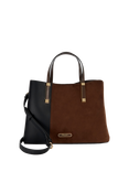 Dune London Dorry Grab Bag, Dark Brown/Black