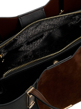 Dune London Dorry Grab Bag, Dark Brown/Black