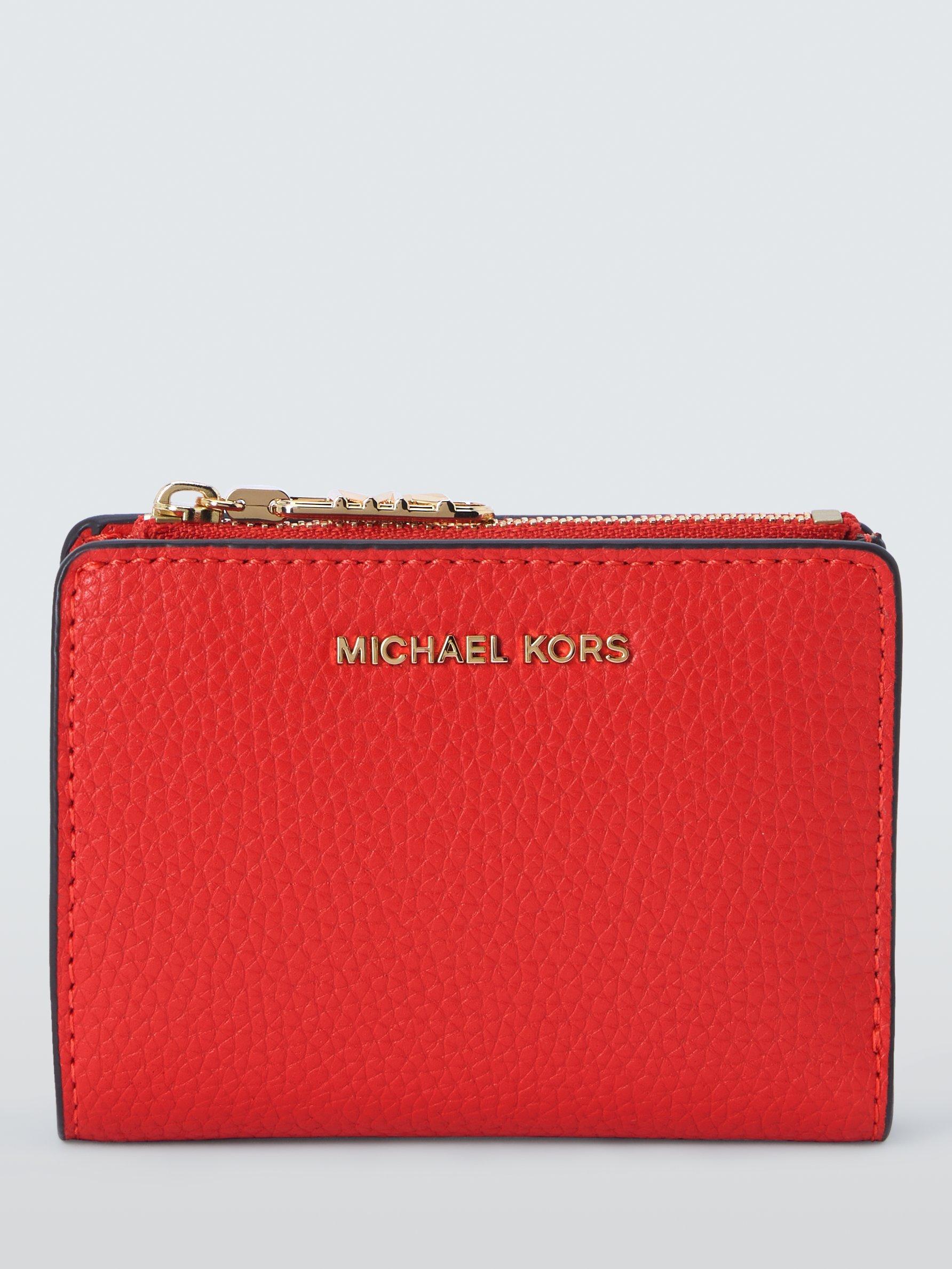 Michael Kors Empire Leather Bi-Fold Purse, Burnt Sienna