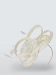 John Lewis Adrienne Floral Loop Fascinator, Ivory