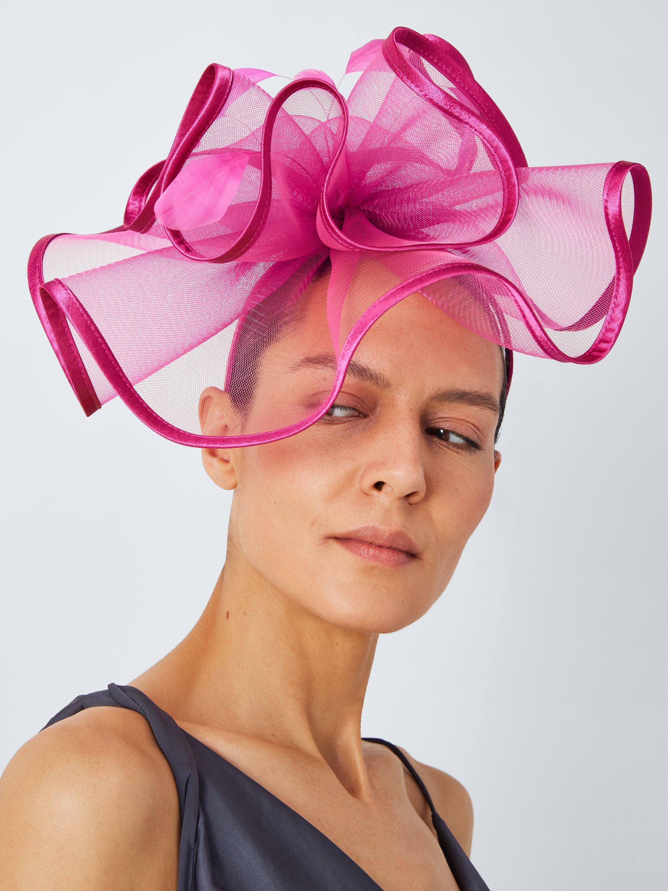 Product image 1 of 4, which shows John Lewis Arielle Floral Burst Fascinator, Pink