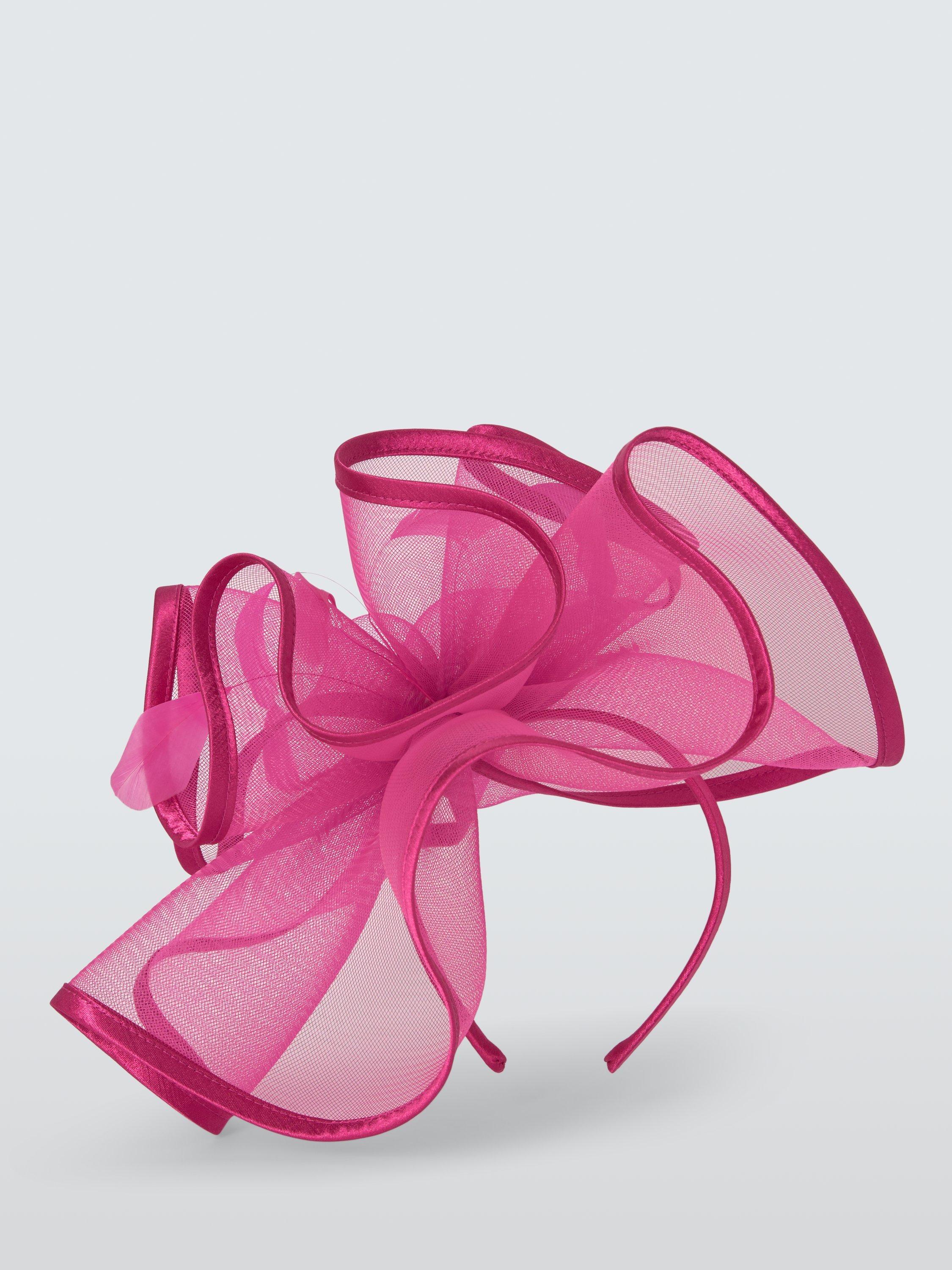 Product image 2 of 4, which shows John Lewis Arielle Floral Burst Fascinator, Pink