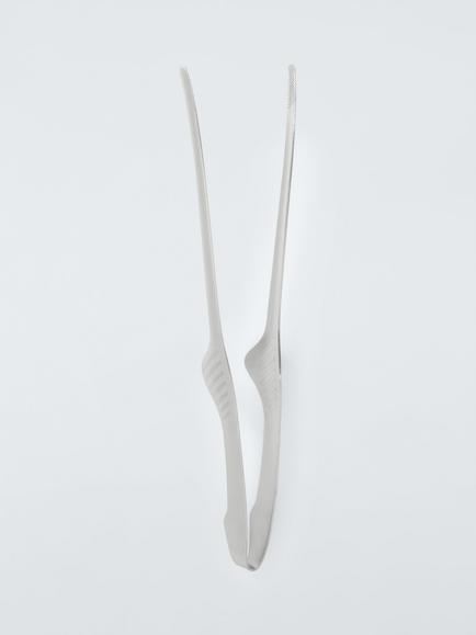 John Lewis Self Standing Stainless Steel Tongs, Silver