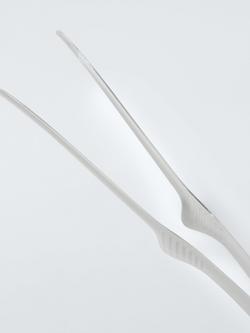 John Lewis Self Standing Stainless Steel Tongs - view 2, Silver