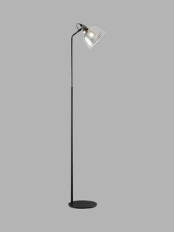 Impex Ava Floor Lamp - view 2, Grey Smoke