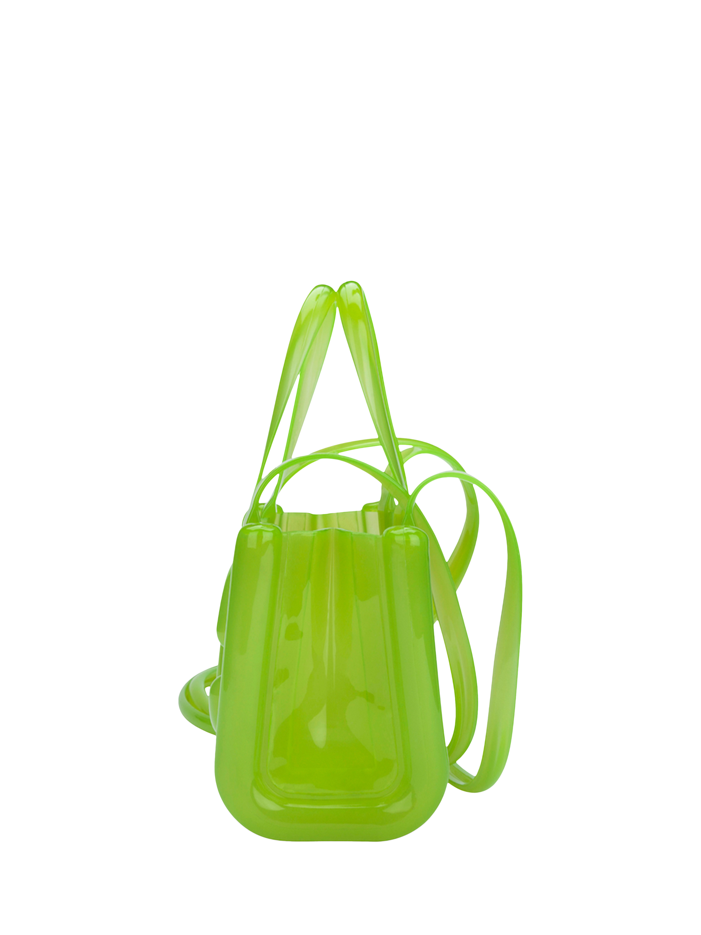 Product image 3 of 5, which shows Melissa Jelly Shopper Bag, Small, Green